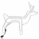 rensdyr julefigur 60x30x60 cm koldt hvidt lys