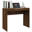 skrivebord 90x40x72 cm konstrueret træ brun egetræsfarve