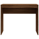 skrivebord 90x40x72 cm konstrueret træ brun egetræsfarve