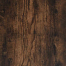 bogreol 98x30x98 cm røget egetræsfarve
