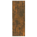 bogreol 67x24x161 cm konstrueret træ røget egetræsfarve