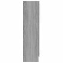 vitrineskab 82,5x30,5x115 cm konstrueret træ grå sonoma-eg