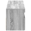 tv-borde med LED-lys 2 stk. 60x35x40 cm grå sonoma-eg