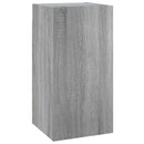 tv-skab 30,5x30x60 cm konstrueret træ grå sonoma-eg
