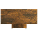 sofabord 85x55x31 cm konstrueret træ røget egetræsfarve