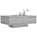 sofabord 85x55x31 cm konstrueret træ grå sonoma-eg
