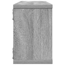 væghylder 4 stk. 60x15x23 cm konstrueret træ grå sonoma-eg