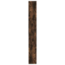 vaskemaskineskab 64x24x190 cm røget egetræsfarve