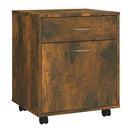 rullebord 45x38x54 cm konstrueret træ røget egetræ