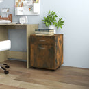 rullebord 45x38x54 cm konstrueret træ røget egetræ