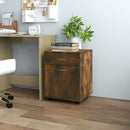 rullebord 45x38x54 cm konstrueret træ røget egetræ