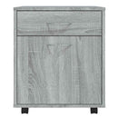 rullebord 45x38x54 cm konstrueret træ grå sonoma-eg
