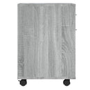 rullebord 45x38x54 cm konstrueret træ grå sonoma-eg