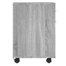 rullebord 45x38x54 cm konstrueret træ grå sonoma-eg