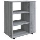 rullebord 60x35x75 cm konstrueret træ grå sonoma-eg
