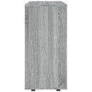 rullebord 60x35x75 cm konstrueret træ grå sonoma-eg