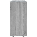 rullebord 60x35x75 cm konstrueret træ grå sonoma-eg