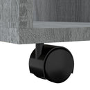 rullebord 60x35x75 cm konstrueret træ grå sonoma-eg