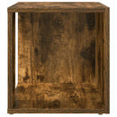 sidebord 33x33x34,5 cm konstrueret træ røget egetræsfarve