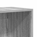 sidebord 33x33x34,5 cm grå sonoma-eg