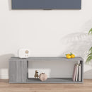 tv-bord 100x24x32 cm konstrueret træ grå sonoma-eg