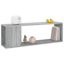 tv-bord 100x24x32 cm konstrueret træ grå sonoma-eg