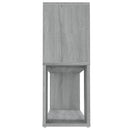 bogreol 100x24x63 cm konstrueret træ grå sonoma-eg