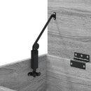 skobænk 60x30x45 cm konstrueret træ grå sonoma-eg