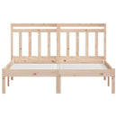 sengeramme 140x190 cm massivt fyrretræ