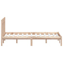 sengeramme 150x200 cm King Size massivt træ