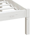 sengeramme 160x200 cm King Size massivt fyrretræ hvid