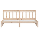 sengeramme 180x200 cm Super King massivt træ