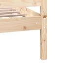sengeramme 160x200 cm massivt træ