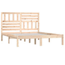 sengeramme uden madras 120x190 cm massivt fyrretræ