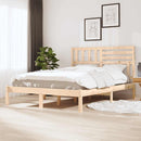 sengeramme uden madras 120x190 cm massivt fyrretræ