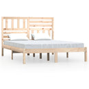 sengeramme 140x190 cm massivt fyrretræ