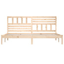 sengeramme 200x200 cm massivt fyrretræ