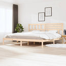 sengeramme 200x200 cm massivt fyrretræ