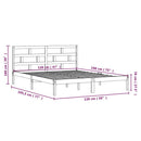 sengeramme 120x190 cm Small Double massivt træ