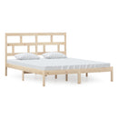 sengeramme 160x200 cm massivt fyrretræ