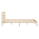 sengeramme 160x200 cm massivt fyrretræ