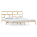sengeramme 200x200 cm massivt fyrretræ