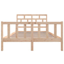 sengeramme 160x200 cm massivt fyrretræ