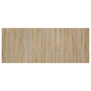 sengegærde 200x1,5x80 cm konstrueret træ sonoma-eg