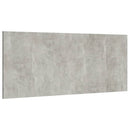 sengegærde 200x1,5x80 cm konstrueret træ betongrå