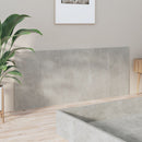 sengegærde 200x1,5x80 cm konstrueret træ betongrå