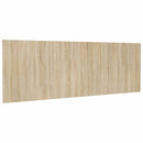 sengegærde 240x1,5x80 cm konstrueret træ sonoma-eg