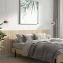 sengegærde 240x1,5x80 cm konstrueret træ sonoma-eg