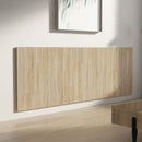 sengegærde 240x1,5x80 cm konstrueret træ sonoma-eg