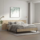 sengegærde 240x1,5x80 cm konstrueret træ sonoma-eg